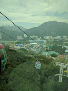 View of Hong Kong from the Cable Car