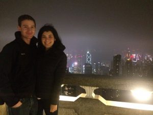 Us obscuring said view!