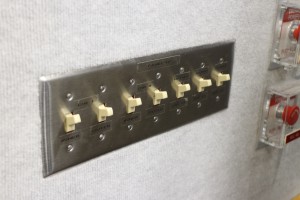 Lighting up the room which lights up the rockets! It’s all a bit 1960s.