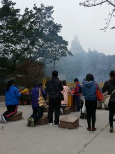 Incense and prayers…
