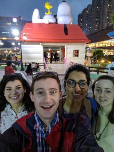 Snoopy world selfie - Reunited with Jazzy and Lauren