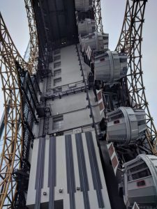 Figure of 8 Ferris Wheel from beneath! (beneath being the 23rd floor!)