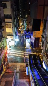 Escalators down as far as the eye can see!